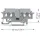 WAGO 279-623/281-410 Diodenklemme 4mm Zugfeder Grau