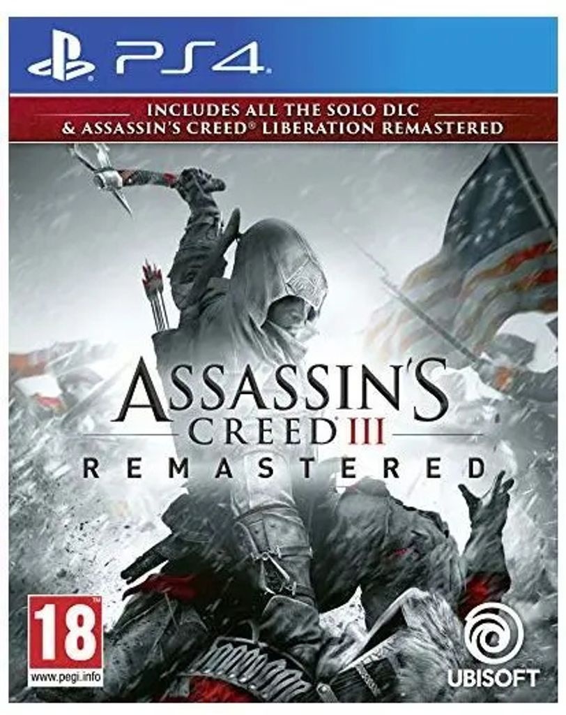 Ubisoft Assassin's Creed III Remastered, PlayStation 4, M (Reif)