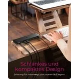 Icy Box (USB-C, Dockingstation - USB Hub, Schwarz