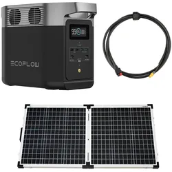 EcoFlow Delta 2 0% MwSt §12 III UstG 1024Wh Powerstation mit 150W Solarpanel