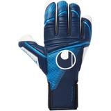 Uhlsport Absolutgrip Tight HN, Kinder und Erwachsene Torwarthandschuhe, bleu Marine/bleu Fluo/Blanc, 8.5