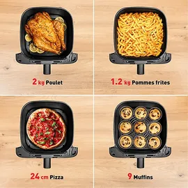 Tefal Easy Fry Mega EY855D10 Schwarz/Edelstahl