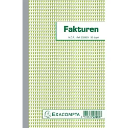 Exacompta 23282X 10x SB - Buch Rechnung 21x13,5 - 50x2 Blatt -