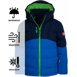 TROLLKIDS Gryllefjord JACKET«, mit Kapuze TROLLKIDS navy/medium blue/bright Green Gr.92