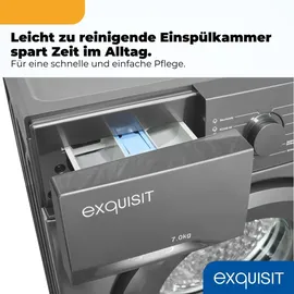 Exquisit WA57014-021A Waschmaschine (7 kg, 1400 U/min)