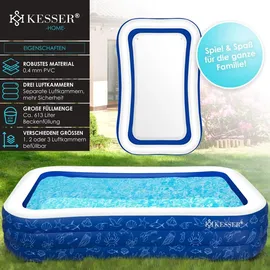 Kesser Aufblasbarer Pool 240 x 142 x 56 cm Blau