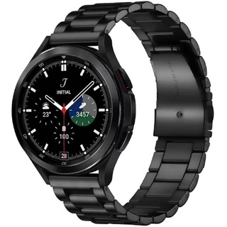 FOUUA Edelstahlarmband für Uhr 18mm 20mm 22mm 24mm Armband Metall Uhrenarmbänder mit Schnellverschluss geeignet für Herren Damen Compatible with Samsung Galaxy Watch/Frontier/Classic Smartwatch
