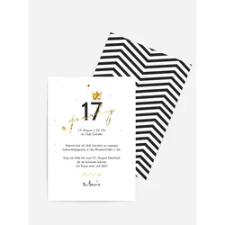 Einladungen Geburtstag selbst gestalten mit Spruch und Fotos im Onlinedesigner bei Meine-Kartenmanufaktur.de