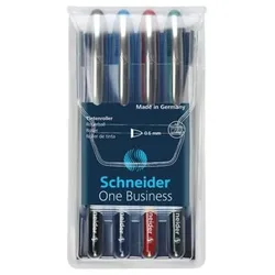 Schneider Schreibgeräte Schneider One Business - Tintenroller - Schwarz, Rot, Bl