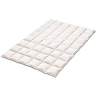 sanders-kauffmann Kauffmann Gänsedaunenbettdecke Weidegans Limited Edition Medium, 135x200cm, Ausgezeichneter Schlafkomfort und herrlich natürliches Schlafklima - Weiß