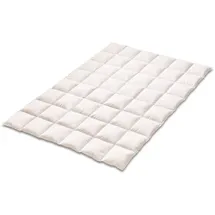 sanders-kauffmann Kauffmann Gänsedaunenbettdecke Weidegans Limited Edition Medium, 135x200cm, Ausgezeichneter Schlafkomfort und herrlich natürliches Schlafklima - Weiß