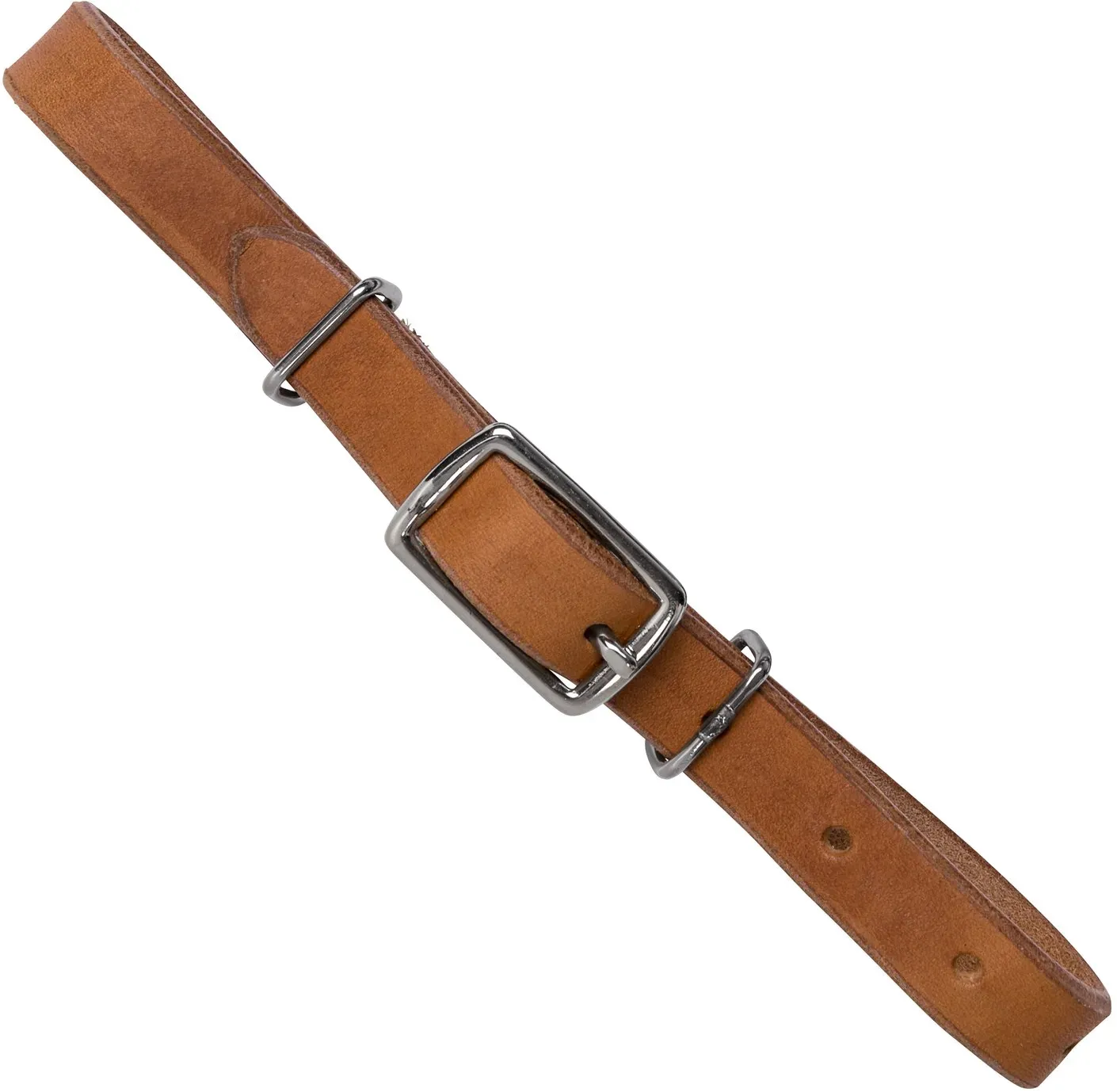 L-pro West Leder-Kinnriemen braun