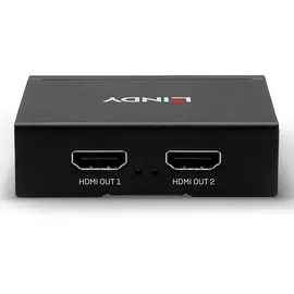 Lindy HDMI Splitter 2 Port 3D 2160p30 HDMI-Splitter Mehrfarbig