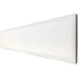 tm lecom LED Panel 120x30 cm LED Deckenleuchte Aufputzpanel Aufbaupanel Aufputz 40w inkl. Aufbaurahmen Neutralweiß