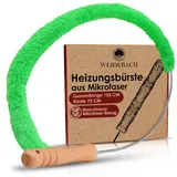 Weidebach Heizkörperbürste 125cm Gesamtlänge / 75cm Bürste aus Mikrofaser, Heizkörper Reinigungsbürste tierhaarfrei, Heizkörperbürste kommt in jeden Winkel, stabile & Flexible Heizungsbürste