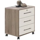 MID.YOU Office Edition Rollcontainer 44 x 58 x 40 cm Weiß