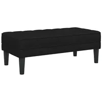 VidaXL Bank Schwarz 113x57x39 cm Stoff