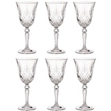 BUTLERS CRYSTAL CLUB 6x Rotweingläser aus Kristallglas 270ml Gläser 6 ct