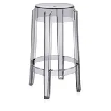 Kartell Charles Ghost Barhocker rauchgrau transparent | H 65cm