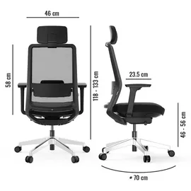 Yaasa Chair Pro Schwarz