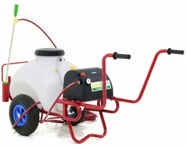 Karrenspritze mit Batterie 12V, 70 Lt PRO - Elektrische Karrenspritze