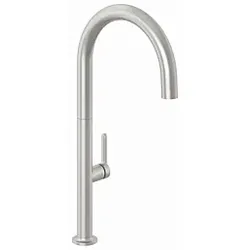 Kludi AUREA Küchenarmatur 55803N575 seitliche Bedienung, Stainless Brushed Nickel