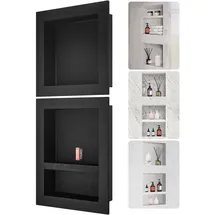 Vevor Wandnische 10x40,64x101,6cm Duschnische Nische Befliesbar Dreilagig Wasserdicht Nischeneinbau Rückwandmaterial (XPS, Holz, Zement) Geeignet für Badezimmer Schlafzimmer Arbeitszimmer