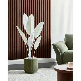 Beliani Kunstpflanze Banana Tree 123 cm)