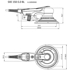 Metabo SXE 150-5.0 BL inkl. Koffer (615050700)