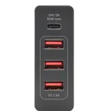 Digitus 4-Port Universal USB-Ladeadapter, USB Type-C