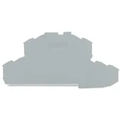 Wago 2002-2491 Abschluss- und Zwischenplatte, 0, 8 mm dick, grau 20022491 - 25 Stück