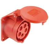 PCE cee flanged socket 5p 6h IP44/IP54 3156f7