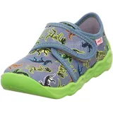 superfit Bubble Hausschuh, Türkis/Mehrfarbig 8420, 25 EU