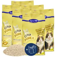 Lyra Pet 15 kg Lyra Pet Tofu Katzenstreu klumpend