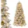 Costway Weihnachtsbaum mit 160 Funkelnden Kugeln LED 210 cm