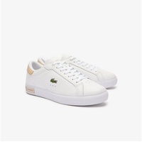 Lacoste Powercourt 124 1 SFA" Gr. 40, weiß (wht, lt. brw) Schuhe Sneaker