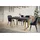 alpi möbel LOFT-U 140-240 x 77 x 80 cm dunkelgrau/gold