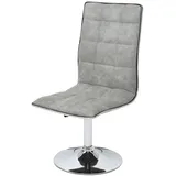 MCW Esszimmerstuhl C41 2er-Set Vintage Betongrau Stoff/Textil