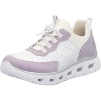 Rieker M6067-30 Weiss/Lila Damen 39