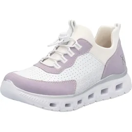 Rieker M6067-30 Weiss/Lila Damen 39