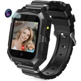 Mingfuxin 4G Kinder Smart Watch für Jungen Mädchen, Wasserdichtes Smartwatch-Telefon mit GPS-Tracker WiFi-Videoanruf SOS-Kamera-Armbanduhr für Kinder 3-14 Geburtstag Weihnachten Geschenke