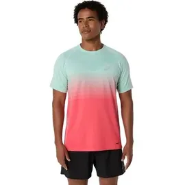 Asics Herren T-Shirt SEAMLESS SS TOP, Größe XL in Braun CORAL REEF/OASIS GREEN