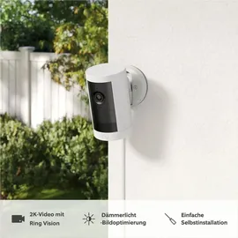Ring Outdoor Camera Plus Akku Weiß