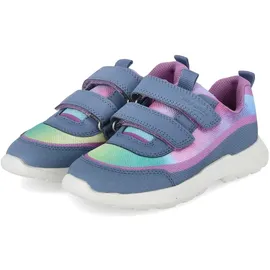 superfit Mädchen Halbschuhe, blau, Gr.23 - Blau,Rosa - 23