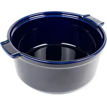 Peugeot Soufflé-Schale, Blau Keramik 21.5x9.7x24.5 cm Kochen, Auflaufformen