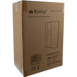ruhhy Luftentfeuchter Elektrisch 1800ml Raumentfeuchter 30m2 Entfeuchter 21847, Farbe:Schwarz/Black