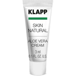 KLAPP Cosmetics Skin Natural Aloe Vera Cream 3ml - Probiergröße