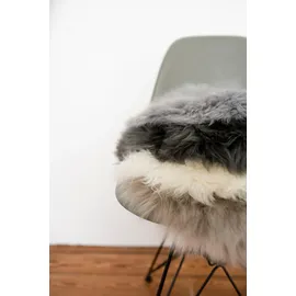 Heitmann-Felle Stuhlkissen Lamm Ø 45 cm Lila