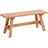 DESIGN DELIGHTS RUSTIKALE HOLZBANK Anzio 90 | 90x39x26cm (BxHxT), Bank aus Mahagoni Holz | zusammenklappbare Sitzbank, Holzbank, Küchenbank aus Holz, Faltbank | Farbe: 08 honigfarben gewachst
