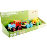 Vedes SpielMaus Nachziehtraktor mit 2 Anhänger